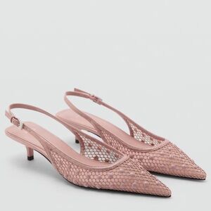 NWT MANGO Slingback pointed shoes